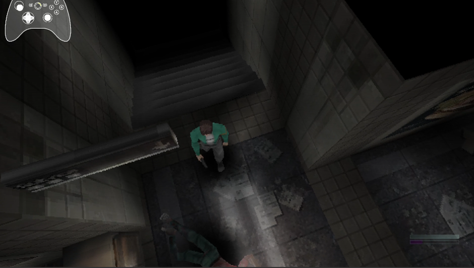Fig 5 - Example of a rare awkward camera angle in PB