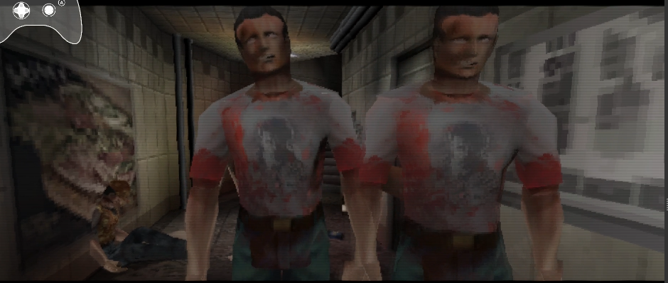 Fig 16 - Zombies arms clip through each other in Freya cutscene