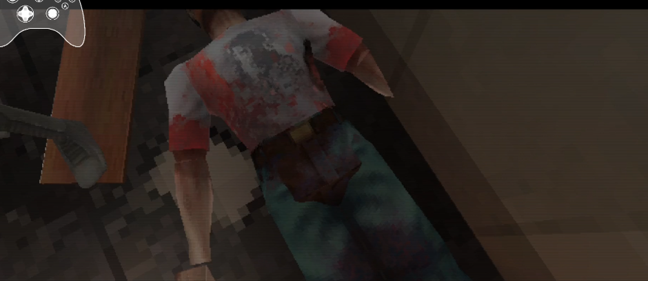 Fig 15 - Zombies arm clipping through the wall during Freya cutscene
