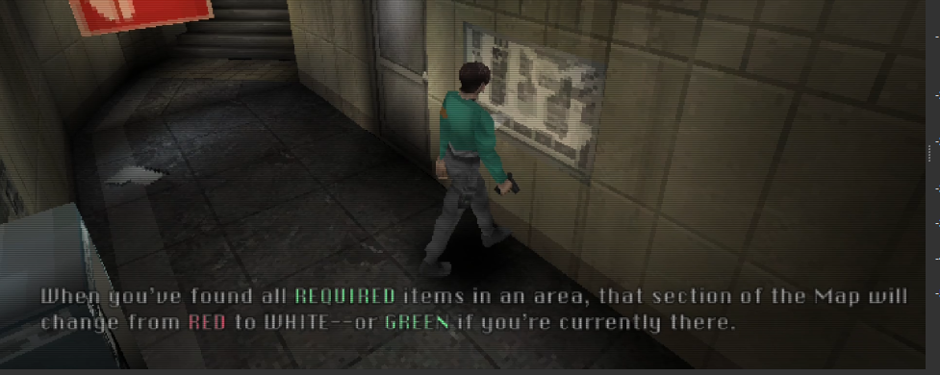 Fig 10 - The maps colour system is very useful for level navigation